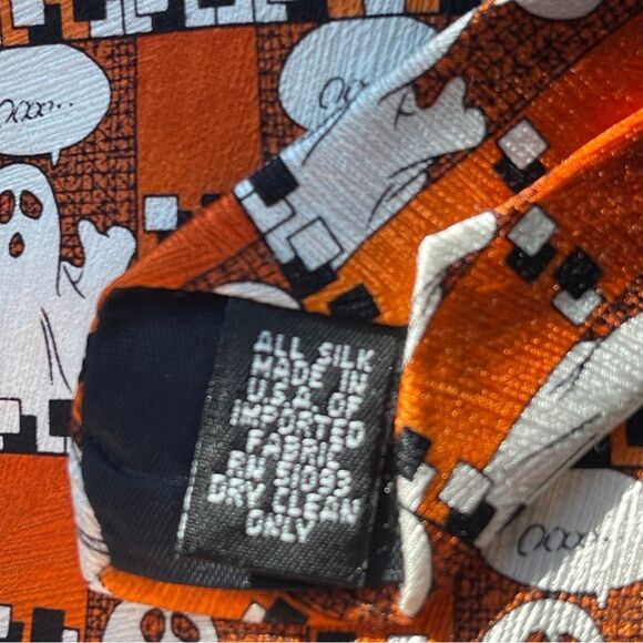 Halloween Novelty Silk Necktie - Picture 5 of 12